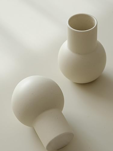 Miniatura 4 de Florero de decoración esférica retro, adornos redondeados (parte posterior)