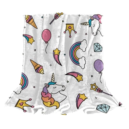Couverture de la licorne plaid chaude et douce enfant - 2