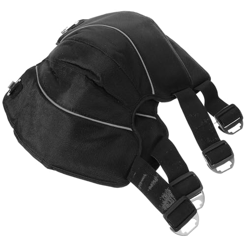 ULTECHNOVO Rodilleras Cortas Antiviento para Motocicleta 34 Cm de Oxford Banda Ajustable 2 Piezas Protección Ciclismo Enduro Seguridad para Motorista