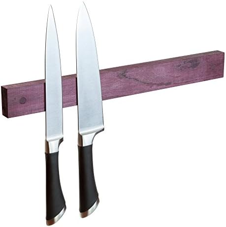 wooDsom Powerful Magnetic Knife Strip, Holder Made in USA (Purpleheart, 16 inches)