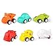 Produktbild Zooawa Pocket Vehicles Toys, Mini Cognitive Sliding Toy Cars, 6 Pack for Boys Toddlers Kids - Engineering Car, Sedan Car, Racing Car, Fire Fighting Truck, Plane, Train - Colorful