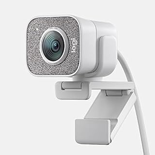 Logitech for Creators StreamCam Premium Webcam for Streaming and Content Creation, Full HD 1080p 60 fps, Premium Glass Lens, Smart Auto-Focus, for PC/Mac - White