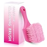 Soft Tire Brush for Car, 8.2" Wheel Cleaning Brush with Flagged Bristles