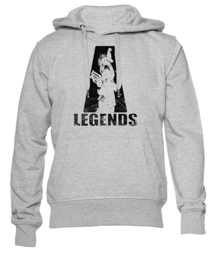 Newtee Campeón De Leyendas Unisex Gris Sudadera Hombre Mujer
