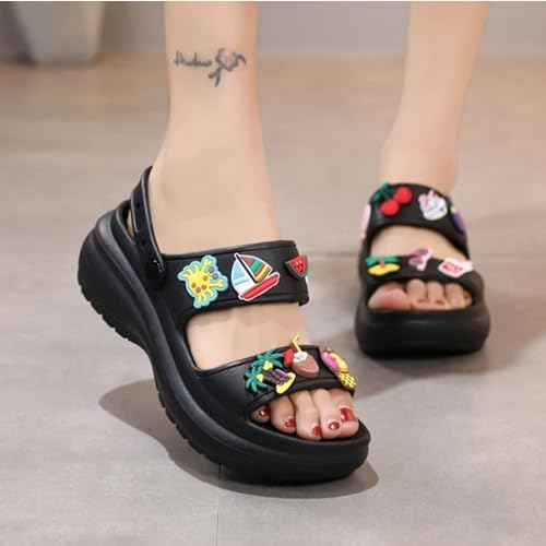 Image of CASSIEY Women Fashionable Comfortable Lightweight Slingback Clogs Sandals, Outdoor EVA Clogs