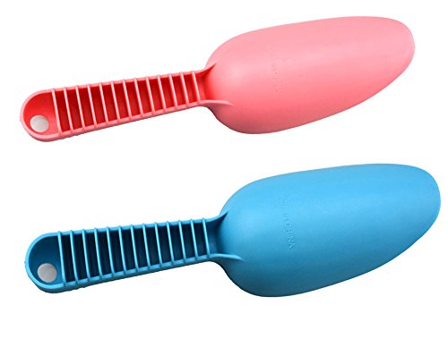 Annymall Composite Muti-Functional Scoop, 2 Piece Plastic Homegrown Gardening Tool Flowerpot Shovel Scoop, Pet's Food Scoop, Beach Sand Shovel 10‘’ #TOP7