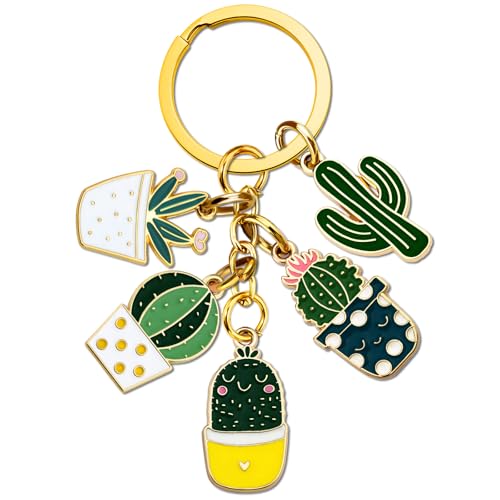OWIGIU Plant Lover Gifts Plants Keychain for...
