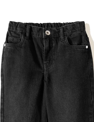 Image of Amazon Brand - Symbol Girl's Cotton Barrel Jeans