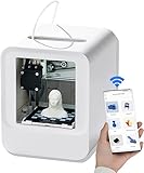 3D Printers, Intelligent AI 3D Printer for Kids and Beginners, Fully Assembled and Auto Leveling Mini 3D Printer with APP Control, DIY PLA Filament Supported, AI Photo Modeling, High Precision Printer