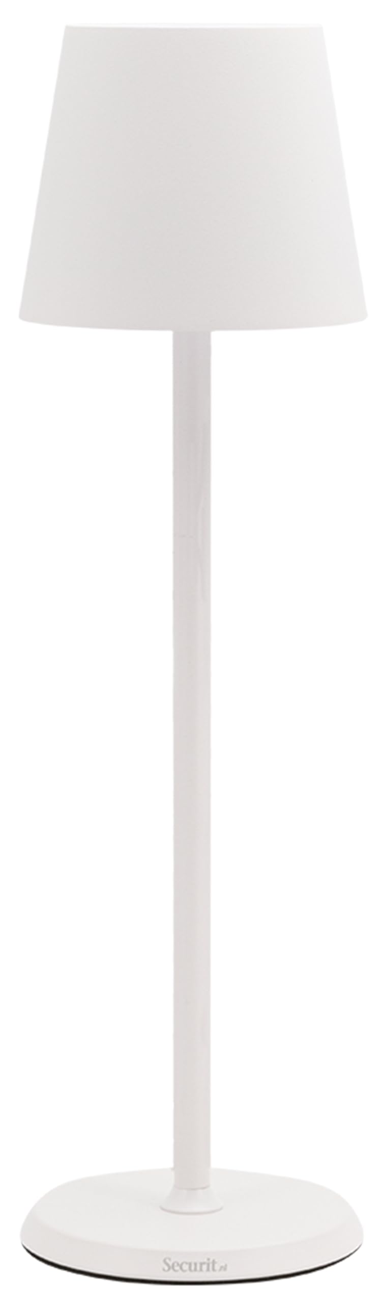 SECURIT - Lampada Da Tavolo LED Feline - Senza Fili - Colore Bianco | Ricarica USB Magnetica - Luce Regolabile - Batteria 5200mAh - IP54