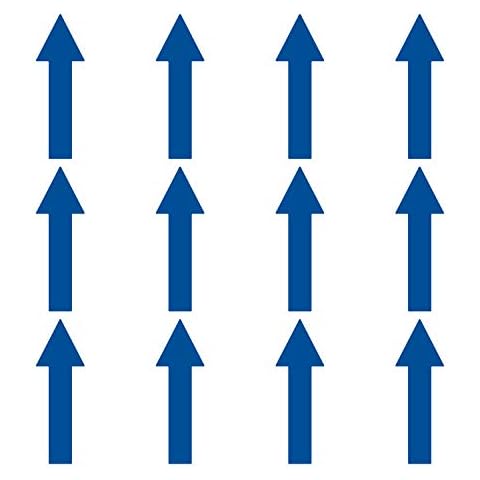 LiteMark Blue Arrow Decal Stickers Cover