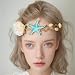 Bodermincer Fashion Women Girls Beach Starfish Shell Flower Hemp Rope Hair Band Mermaid Hair Accessories Mermaid Hair Band Mermaid Headband