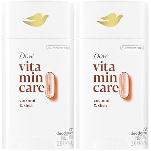 Dove VitaminCare+ Aluminum Free Deodorant Stick Cover