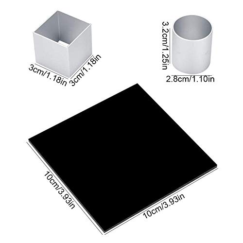 Molde de pastel de cubo con tres capas de rotación para desmolde perfecto 3