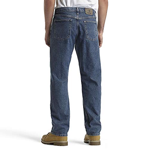 Wrangler Men's Five Star Premium Denim Regular Fit Jeans (Quartz Stone Medium Dark Wash) (W30 x L32)