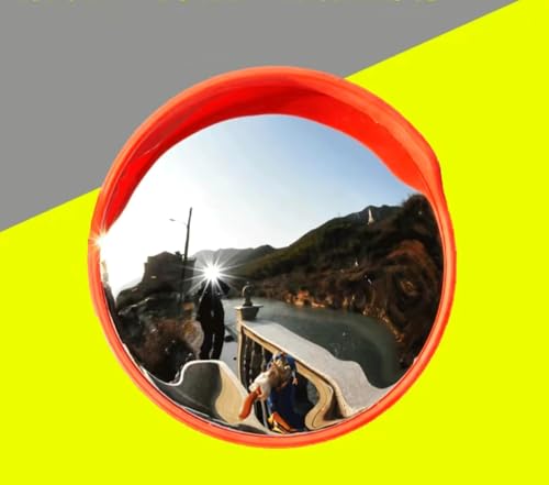 Miroir de circulation incassable grand angle 45cm pour une visibilité totale - 2