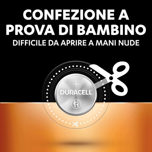Duracell Batterie a moneta al litio 2025 da 3 V (confezione da 8) - Fino al 70% di extra durata - Tecnologia Baby Secure - Pila per chiavi auto, orologi fitness, occhiali 3D - Immagine 3
