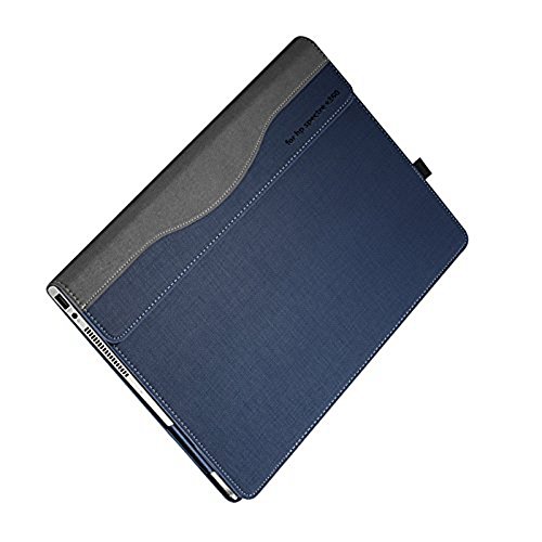 Hp Spectre X360 13.3 Inch Case ( Not Fit Hp Spectre Series ), Pu Leather Folio Stand Hard Cover For Hp Spectre 13.3" 2 In 1 Laptop Sleeve, Blue #TOP6