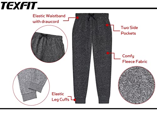 TEXFIT-2-Pack-Girls-Joggers-Soft-Fleece-Sweatpants-for-Girls-2pcs-Set