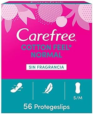 CAREFREE COCCETTA PANTY LINERS FRAGANCE-GRATI 150 G (PACK OF 56) CERTIFICATO DA AMAZON COMODI НЕ NELLA BORSA