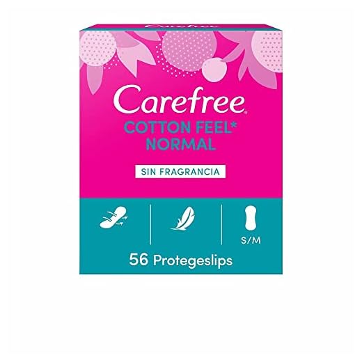 Carefree: Schutzbinde, Panty Liner, 56 Stück (1er Pack), Normal, Atmungsaktiv, Ohne Duft, Modisch, Einweg, Baumwolle