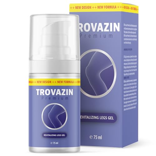Trovazin Premium Gel | Gel para el cuidado de las piernas | Fácil de usar | 75ml | 1x