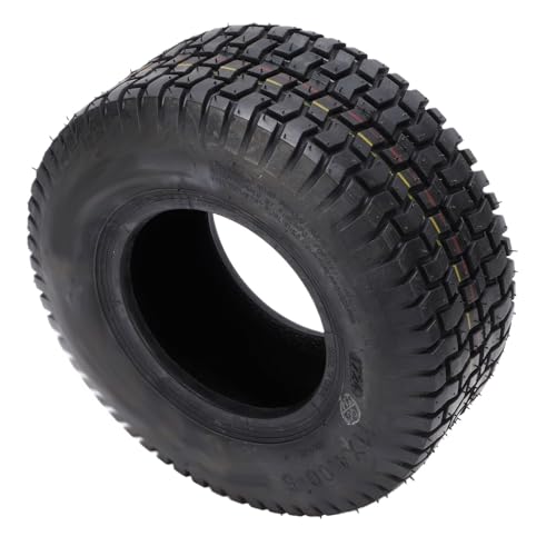 Yctze Neumático para Cortacésped 11x4.00-5 Juego de 2 Neumáticos sin Cámara 11x4.00-5 Construcción de 4 Capas Diseño de Banda de Rodadura de Nervaduras Rectas para Cortadora de Cé