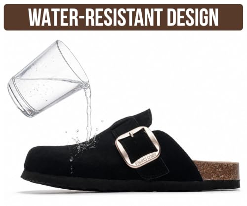 Image of 100% Genuine Leather Clogs for Women Footwear - Fall Shoes for Women