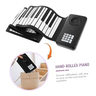 SHOWERORO 88 Rouleaux Piano Roulé À La Main 88 Touches Piano Pliable Clavier Débutant Claviers De Piano De Voyage Clavier Pliable Clavier De Piano Électronique Portable Piano Enroulable - Les Beatles, Paul McCartney, John Lennon, RIngo Starr, George Harrison SHOWERORO 88 Rouleaux Piano Roulé À La Main 88 Touches Piano Pliable Clavier Débutant Claviers De Piano De Voyage Clavier Pliable Clavier De Piano Électronique Portable Piano Enroulable – Image 3