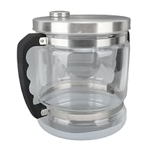 Water Distiller Purifier Tank, Water Distiller Glass Jar 6L Break Proof Ergonomic Grip for Home Beauty