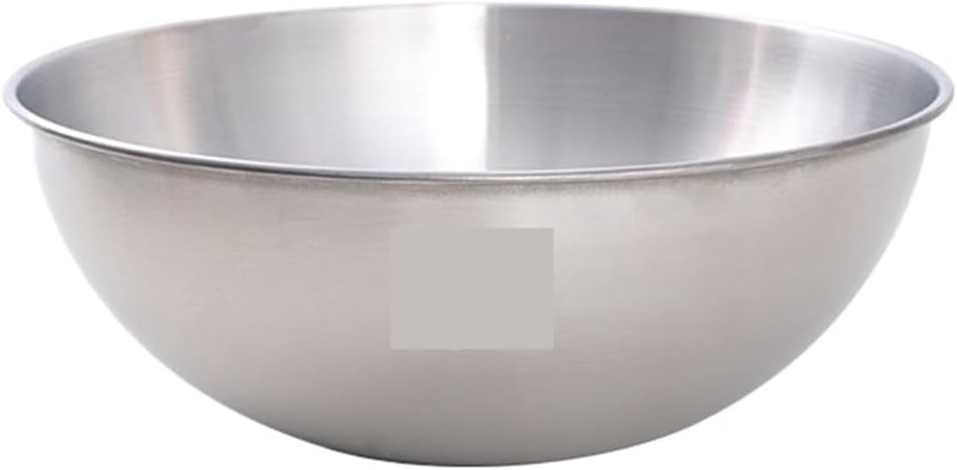 304 Stainless Steel Bowls For Kneading Dough Large Capacity Egg Mixing Bowl With Scale Durable Fruit Salad Food Container N(N-1pcs)