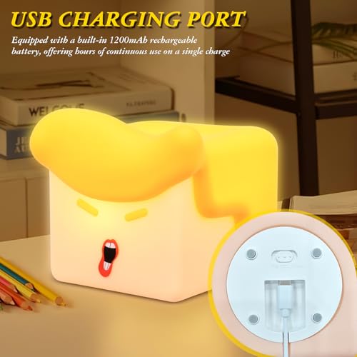 Lámpara de Noche LED de Silicona con USB Recargable miniatura 6