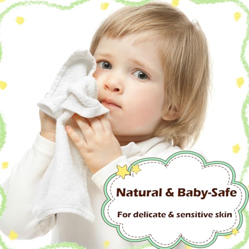 10 Stücke Gesichtshandtücher von Kleinen Quadratischen Kerchieves Gesichtstücher für Kinder Drool Handtücher Bambusfasertücher Wiederverwendbar Weiß 25 * 25 cm