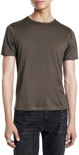 John Varvatos Men's Amanto Crew, Dark Brown4