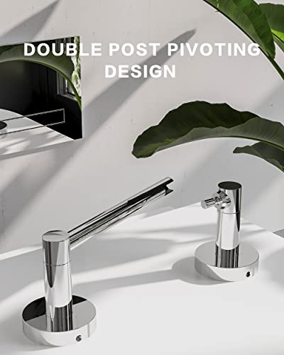 Fixsen Toilet Paper Holder Bathroom Tissue Roll Holder Stainless Steel And Zinc Alloy Wall Mount Detachable (Chrome, 1)… #TOP1