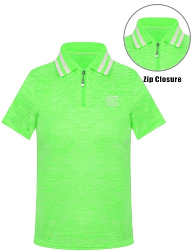 Image of EXARUS Girls Golf Polo Tennis Shirts Sleeveless Kids V-Neck Tank Tops | Equestrian UPF 50+ Quick Dry Clothes