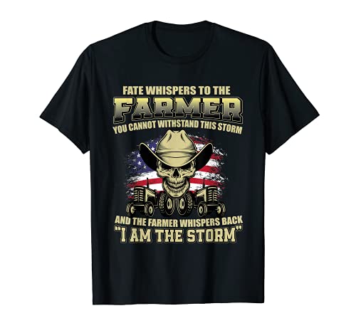 American Farmer Gift Tractor Farm Livestock Farming Arable T-Shirt