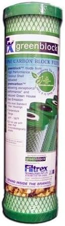 Filtrex (FX10PB1) 9.75"x2.75" LEAD/CYST GreenBlock Carbon 1 Micron Filter