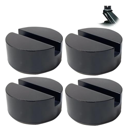 油圧 ジョッキ ガレージ ジャッキ ポイント リフト アップ ゴム 自動車 整備 機械 工具 パット ジャッキパッド (ブラック 4個)