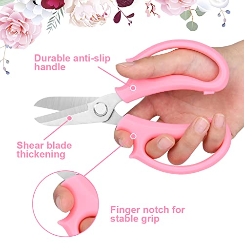 OFFCUP Garden Secateurs, Florist Scissors, Bypass Pruning Shears Professional Secateurs Pruning Scissors Snips - Image 3