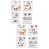 EXCEART 8 Piezas 2022 Calendario De Escritorio Tigre Calendario De Escritorio Mini Calendarios De Escritorio Calendario De Escritorio 365 Calendario De Escritorio Mensual Diario