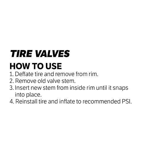 Image of Slime 2080-A Tubeless Tire Valves 1 inch, TR 413 45, Schrader Valve stem, Pack of 2 valves