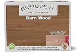 Gel Stain Liquid Wood Kits by Retique It - Real Paintable Wood. Great Companion to Chalk Finish Paint, Milk Paint, Furniture Paint. (2X Double (100 sq ft), Rustic Finish, 35 Barn Wood)