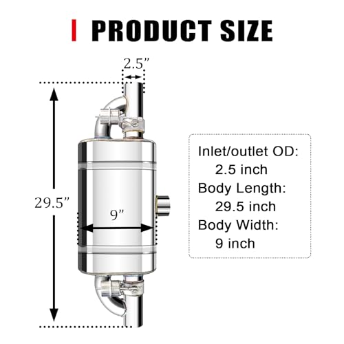 2.5 Inch Valved Muffler Exhaust Cutout with Muffler Cat Back Exhaust System Kit (Double Valve) by peastorm - Used condition - Image 7