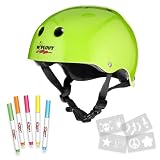 Wipeout Dry Erase Kids Helmet – Ideal for Bike, Skate, Scooter, In-Line Skating and Rollerblading