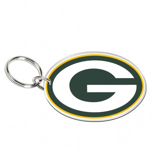 Porte-clés Green Bay Packers acrylique robuste accessoire sac à dos et clés de voiture