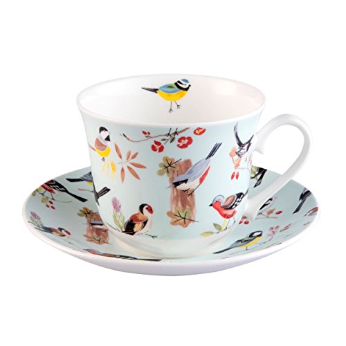 Roy Kirkham RSPB Birdsong Jumbo Breakfast Cup and Saucer - XRSPBBRB1100GBOXED Cover