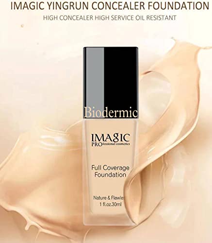 Image of Dermocosmetics PROfessional Cosmetic FULL COVERAGE FOUNDATION Natural & Flawless 30ml (Light Shade) (Light Shade)