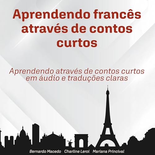 Page de couverture de Aprendendo francês através de contos curtos