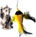 Cat Toy Teaser Wand Refill - Yellow Bird Katfly